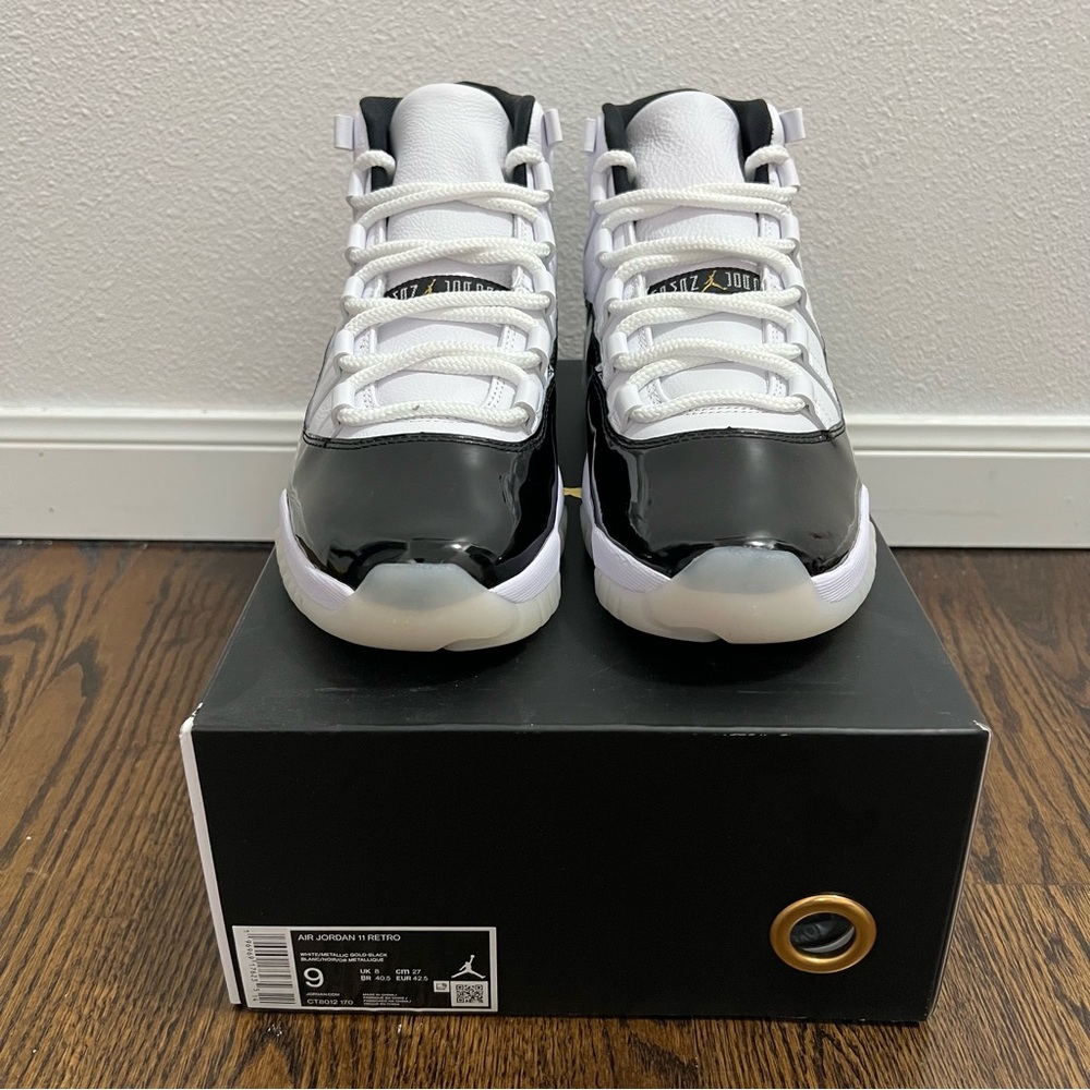 Nike Air Jordan Retro 11 ‘DMP Gratitude’ Men’s High Top Shoes w/ OG Box sz 9 NEW - Picture 2 of 10